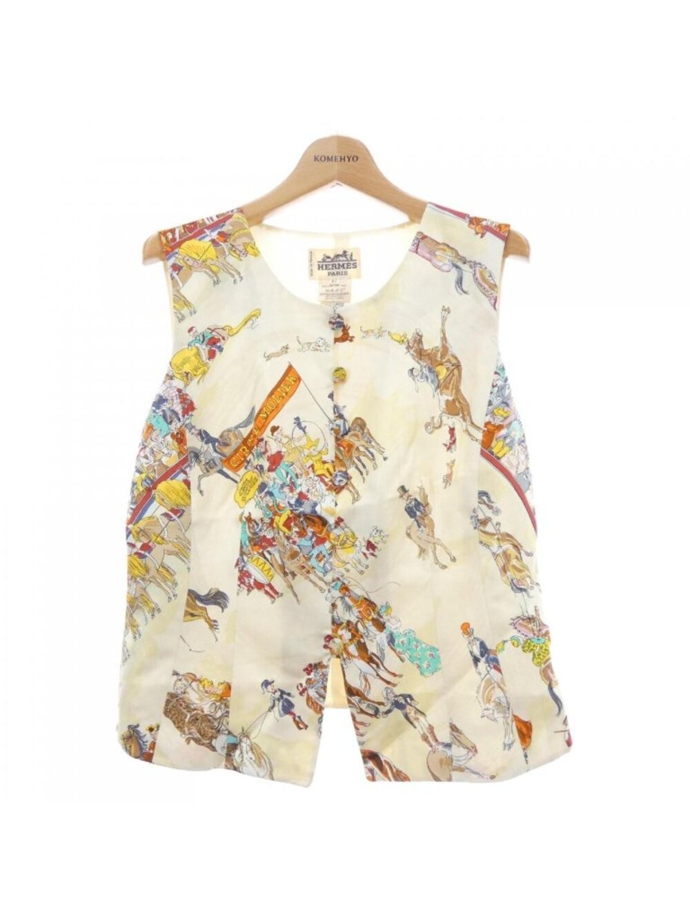 Hermes Vintage Cirque Morier Twillaine Vest